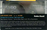 2 pack Radio Shack LN 60 Type I Normal 1995 USA