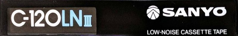 Compact Cassette Sanyo LNIII 120 Type I Normal 1983 Japan