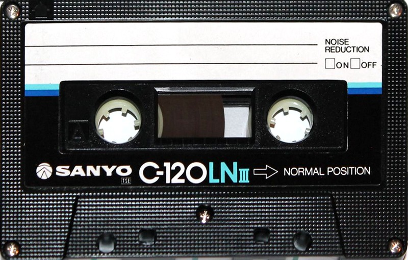 Compact Cassette Sanyo LNIII 120 Type I Normal 1983 Japan