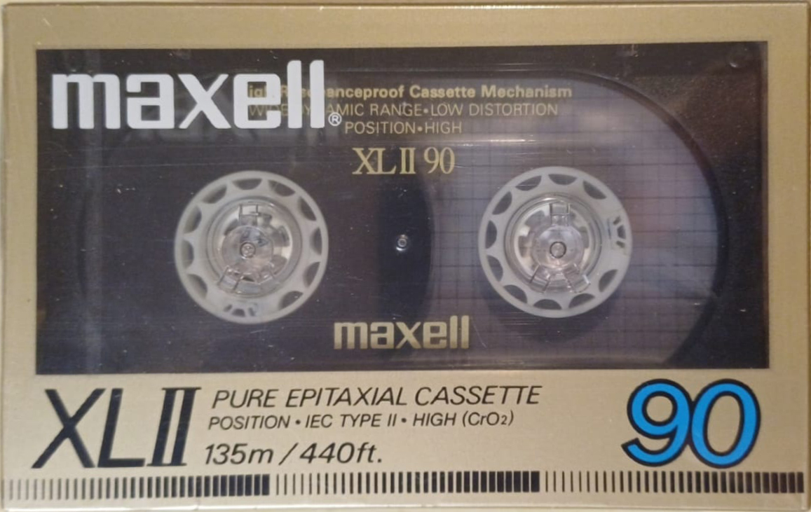 4 pack Maxell XLII 90 Type II Chrome 1986 Europe