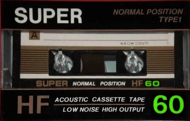 Compact Cassette Super HF 60 Type I Normal Japan