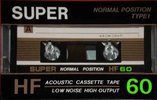 Compact Cassette Super HF 60 Type I Normal Japan