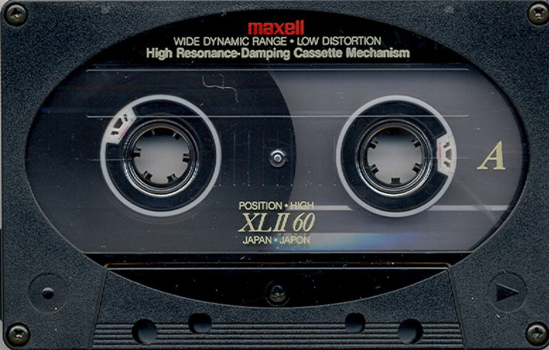 Compact Cassette Maxell XLII 60 Type II Chrome 1990 Japan