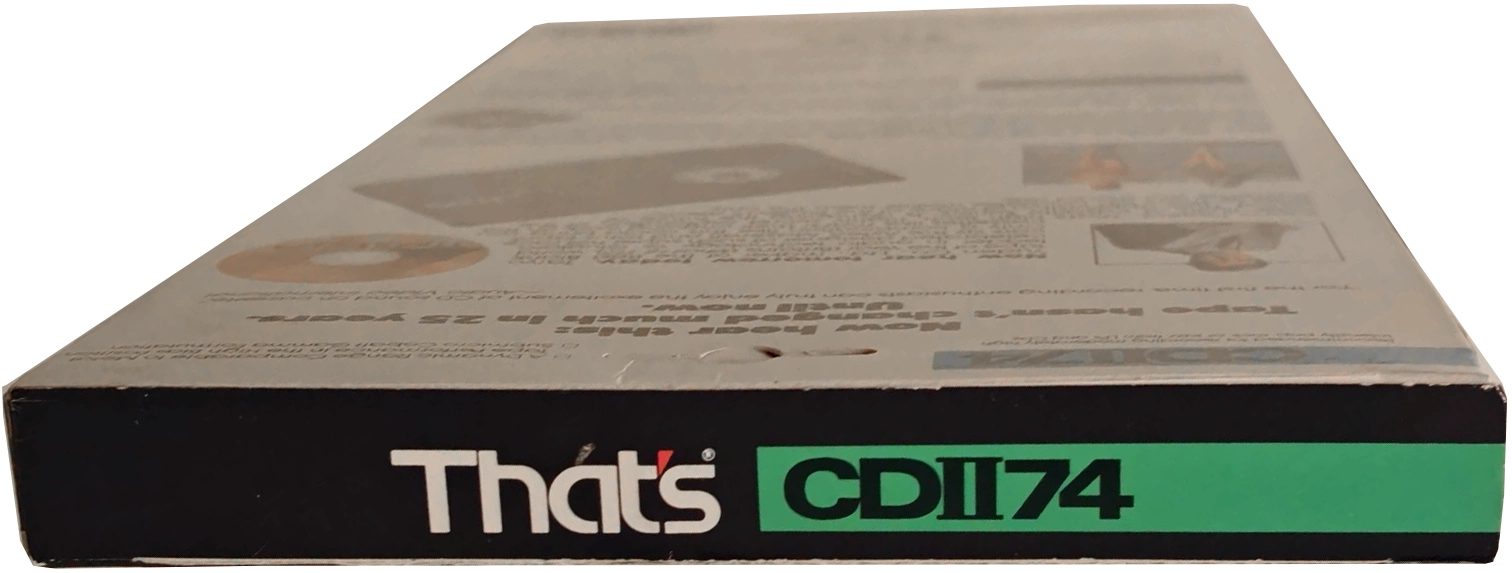 3 pack Thats CD 74 "CD-II" Type II Chrome 1987 USA