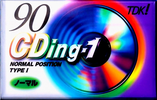 Compact Cassette TDK CDing 1 90 "CD1-90G" Type I Normal 1996 Japan
