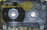 Compact Cassette TDK CDing 1 90 "CD1-90G" Type I Normal 1996 Japan