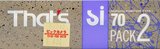 2 pack Thats Si Sound Individual 70 Type I Normal 1988 Japan
