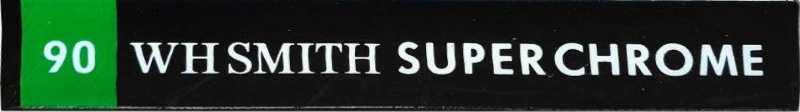 Compact Cassette WH SMITH 90 Type II Chrome 1988 UK