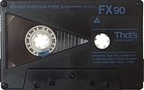 Compact Cassette Thats FX 90 Type I Normal 1987 Europe
