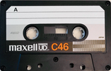 Compact Cassette Maxell UD 46 Type I Normal 1972 USA