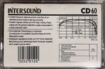 Compact Cassette Intersound CD 60 Type II Chrome 1992 Europe
