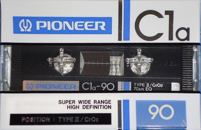 Compact Cassette Pioneer C1a 90 Type II Chrome 1982 Japan