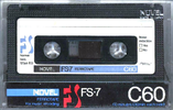 Compact Cassette Novel FS-7 60 Type I Normal 1980 Japan