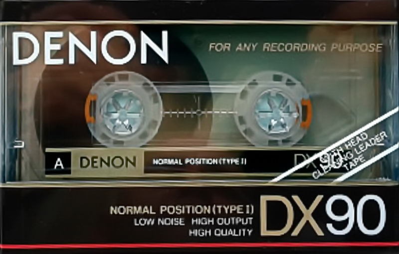 Compact Cassette Denon DX 90 Type I Normal 1990 Europe