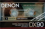 Compact Cassette Denon DX 90 Type I Normal 1990 Europe
