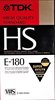 VHS, Video Home System TDK HS 180 Type II Chrome 1989 Europe