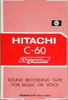 Compact Cassette Hitachi 60 Type I Normal 1970 Japan