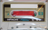 Compact Cassette Hitachi 60 Type I Normal 1970 Japan