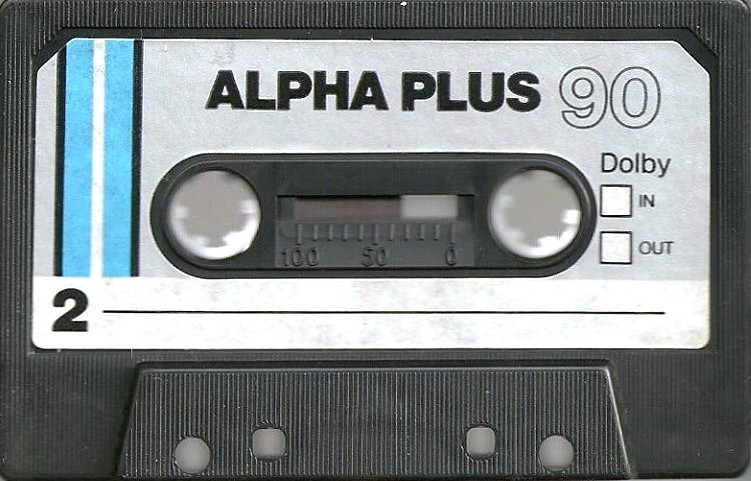 Compact Cassette Alpha Plus 90 Type I Normal 1984 UK