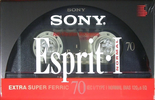 Compact Cassette Sony Esprit 70 "ESP I-70" Type I Normal 1992 Europe