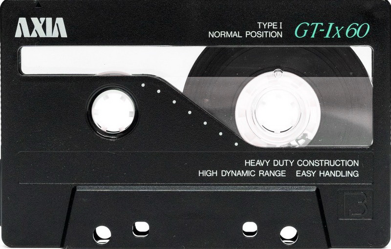 Compact Cassette AXIA GT-Ix 60 Type I Normal 1988 Japan