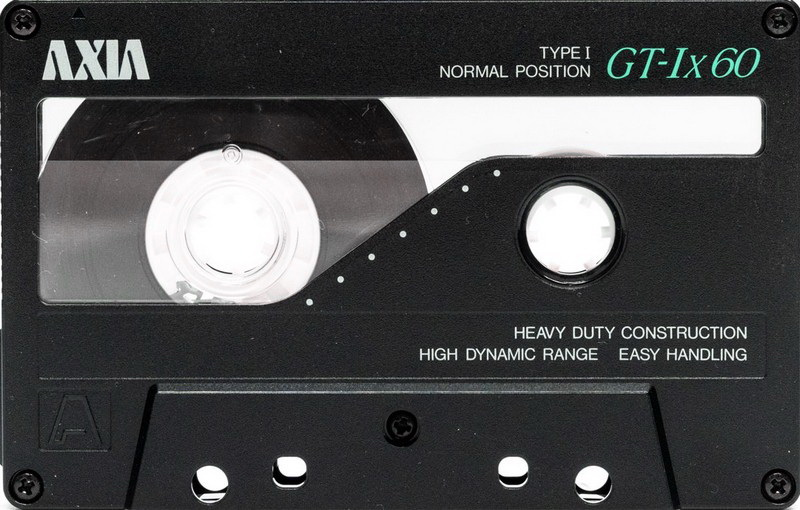 Compact Cassette AXIA GT-Ix 60 Type I Normal 1988 Japan