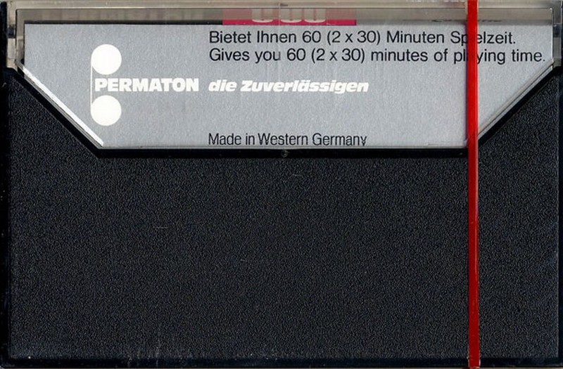 Compact Cassette Permaton 60 Type I Normal 1979 Germany