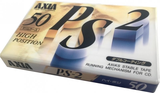 Compact Cassette AXIA PS-II / PS-2 50 "PS2F 50" Type II Chrome 1993 Japan