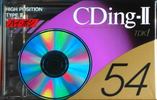 Compact Cassette TDK CDing 2 54 "CD2-54A" Type II Chrome 1993 Japan