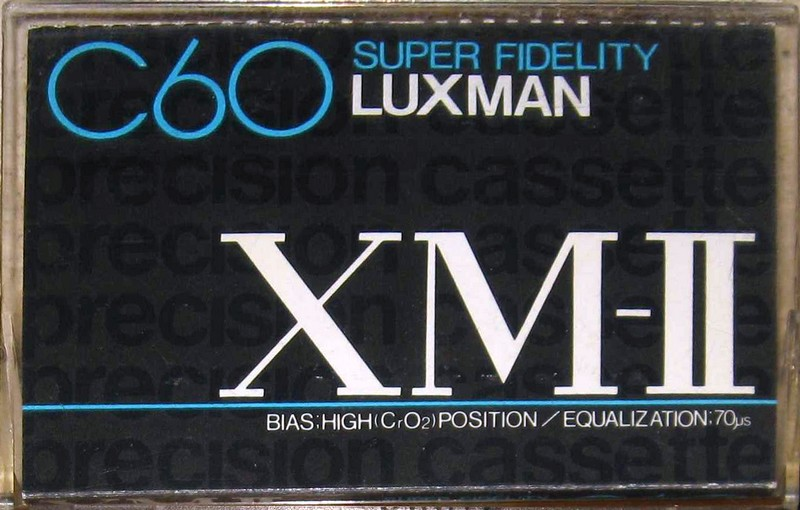 Compact Cassette Luxman XM-II 60 Type II Chrome 1978 Japan