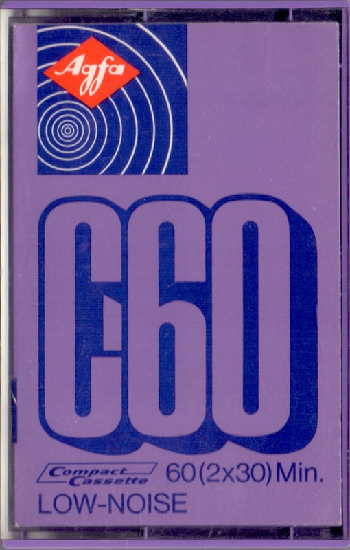 Compact Cassette AGFA 60 Type I Normal 1972 Germany