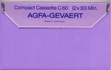Compact Cassette AGFA 60 Type I Normal 1972 Germany