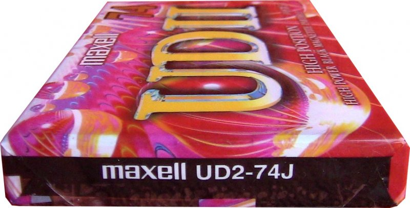 Compact Cassette Maxell UDII / UD2 74 "UD2-74J" Type II Chrome 1995 Japan
