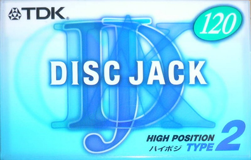 Compact Cassette TDK DJ2 Disc Jack 120 "DJ2-120F Disc Jack" Type II Chrome 1999 Japan