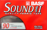 Compact Cassette BASF Sound 90 "Level I" Type I Normal 1998 North America