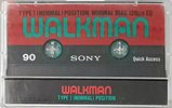 Compact Cassette Sony Walkman 90 Type I Normal 1989 Europe