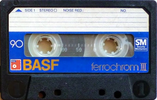 Compact Cassette BASF Ferrochrom 90 Type III Ferro Chrome 1982 Europe