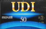 Compact Cassette Maxell UDI / UD1 50 "UD1-50G" Type I Normal 1994 Japan