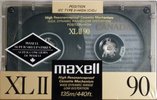 Compact Cassette Maxell XLII 90 Type II Chrome 1988 North America