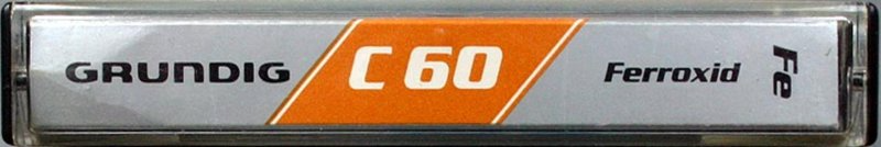 Compact Cassette Grundig 60 "Ferroxid" Type I Normal 1981 Germany