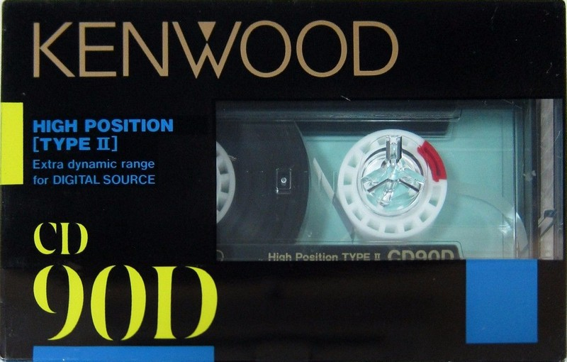 Compact Cassette Kenwood CD 90 Type II Chrome 1987 Japan
