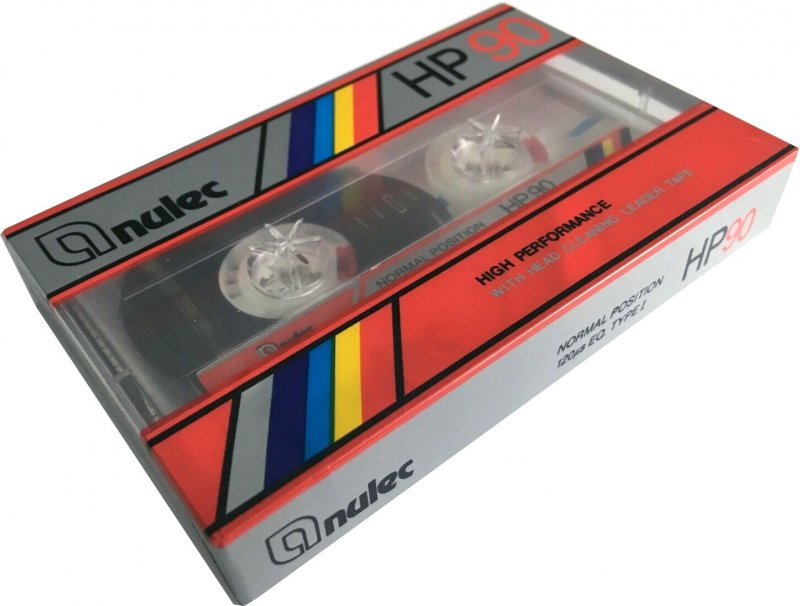 Compact Cassette Nulec HP 90 Type I Normal 1990 Europe