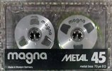 Compact Cassette Magna Metal 45 Type IV Metal 1984 Europe