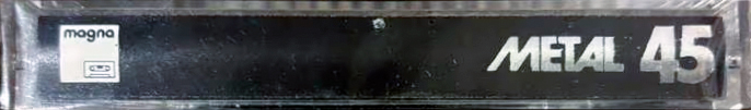 Compact Cassette Magna Metal 45 Type IV Metal 1984 Europe