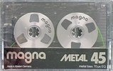 Compact Cassette Magna Metal 45 Type IV Metal 1985 Europe