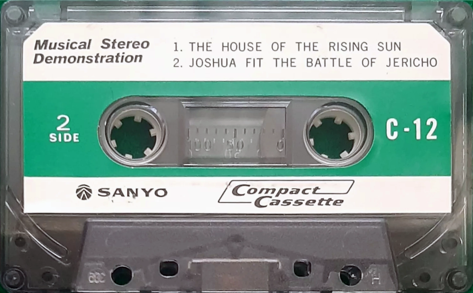Compact Cassette Sanyo 12 Demonstration Tape Japan