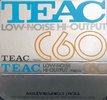 Compact Cassette Teac 60 Type I Normal 1977 Japan