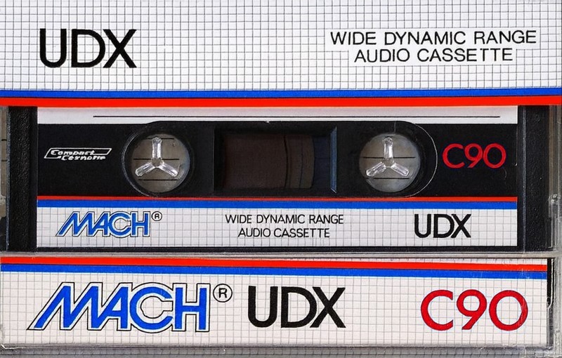 Compact Cassette Mach UDX 90 Type I Normal USA