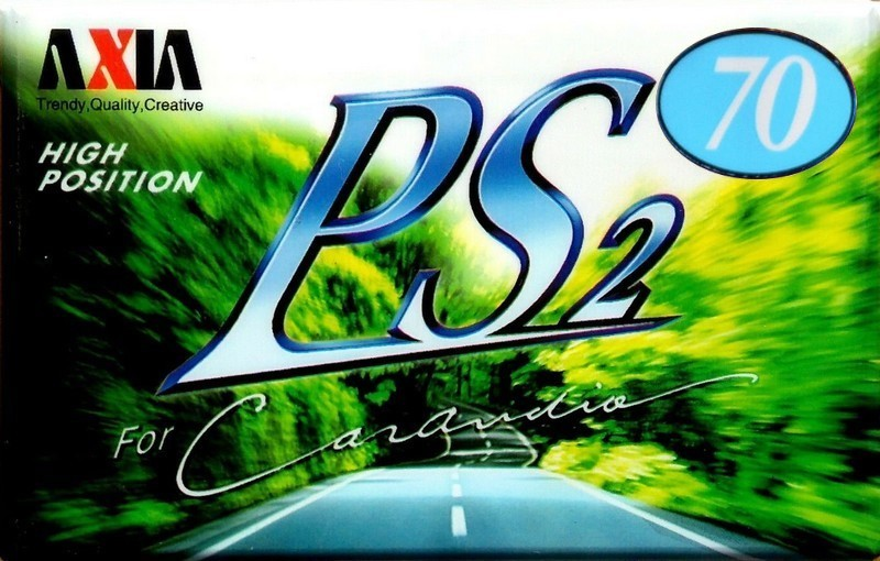 Compact Cassette AXIA PS-II / PS-2 70 "PS2K 70" Type II Chrome 1998 Japan