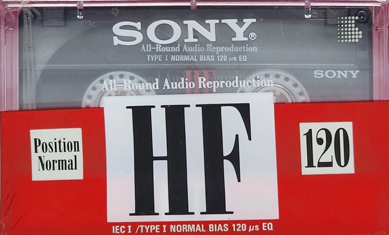 Compact Cassette Sony HF 120 Type I Normal 1992 Europe